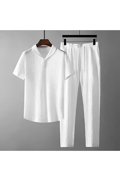 Jooy Set de 2 piese din lycra de vară Bürümcük Crinkle Fabric