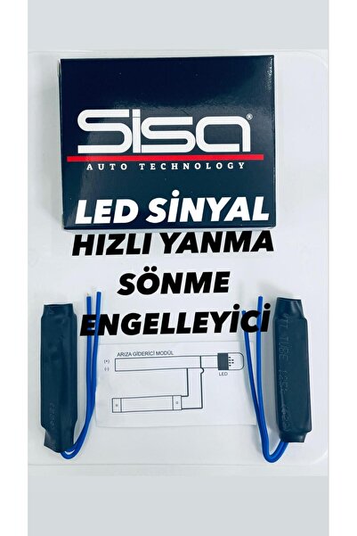 SİSA SENİSTESENAL 21 Watt Sinyal Hızı Yanma Sönme Engelleyici Ve Arıza Işığı Yakan Araçlar Için Arıza Kesici