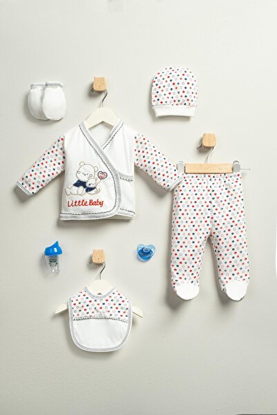 Yiğit Eymen bebe Newborn Baby Set with Pacifier & Bottle 7 Pieces