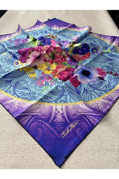 Silk Home Μεταξωτό κασκόλ Twill 87050-51