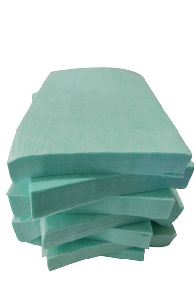 ONC Disposable Water Green Color Pedicure Manicure Towels 500 Pieces 20cm X30Cm
