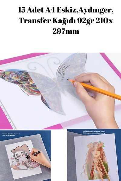 NEON PLUS 15 Pieces of A4 Size 1St Class Quality Drawing Paper