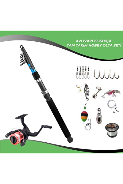 Avlivari Paxton 180 Cm 50-100 Gr Olta Kamışı - Simple 200 Olta Makinası Tam Takım Kıyı Hobi Yeni Başlayan Çoc