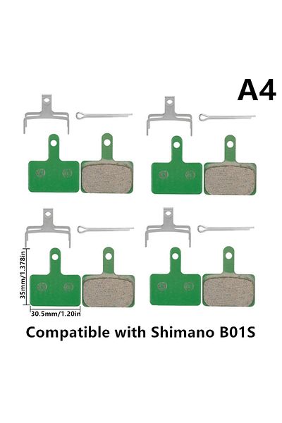 Choice 4Pair A4 Fit B01S 4/10Pairs Bicycle MTB Ceramic Disc Brake Pads For Shimano B01S G01S D01S K02S XTR