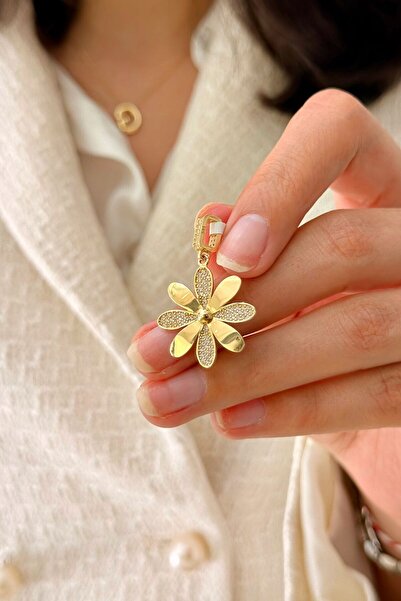 SEYHAN KUYUMCULUK 14 Ayar Altın Papatya Kolye Ucu