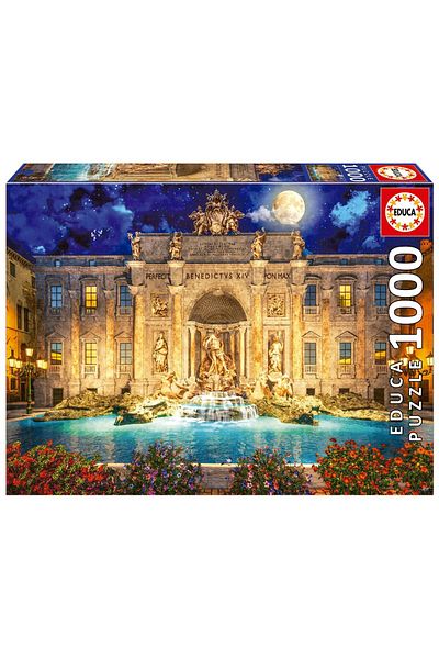 Educa Puzzle Rome Trevi Fountain - Educa 1000 Piece Puzzle