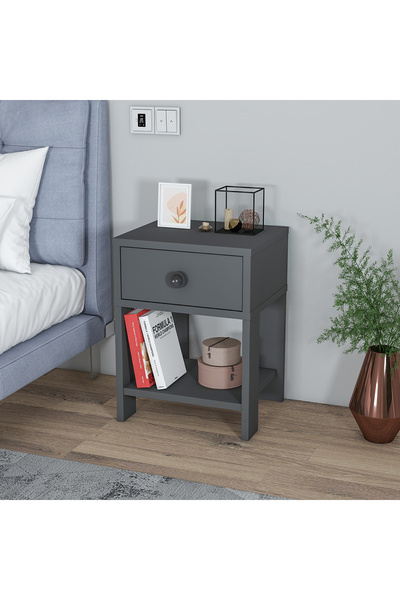 Home MoBiga Senay Çekmeceli Raflı Komodin