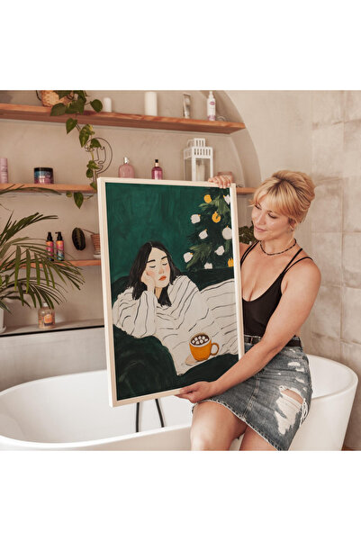 woodhomeworks Tek Bohem Tablo Salon Ofis Dekor Ttk