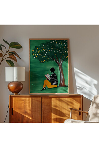 woodhomeworks Tek Bohem Tablo Salon Ofis Dekor Ttk