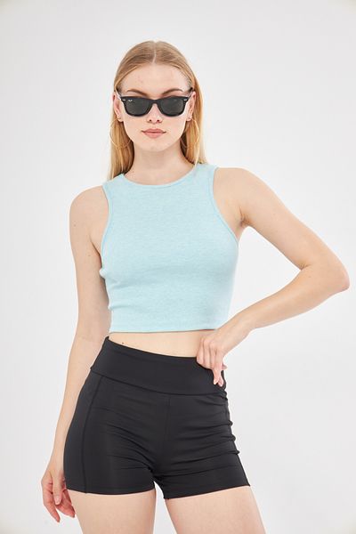 Butik أحذية عالية الياقة من القطن باللون الأزرق