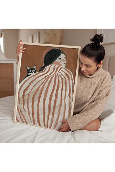 woodhomeworks Tek Bohem Tablo Salon Ofis Dekor Ttk