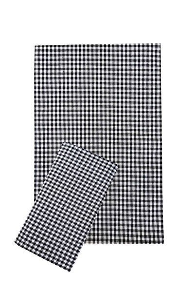 Mira Home Zefir Pattern Table Cloth Table Cloth 170 X 170 cm Black