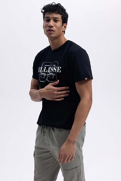 Ellesse Ανδρικό μπλουζάκι EM455-Μαύρο
