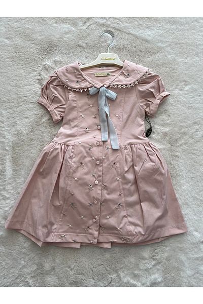 Moonstar Buttoned Bow Dress