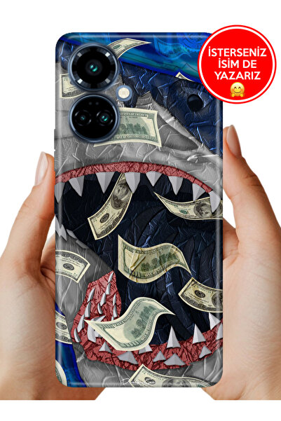 TECNO Camon 19 Pro Kılıf Desenli Baskılı Kamera Korumalı Silikon Moneypoly Uy...
