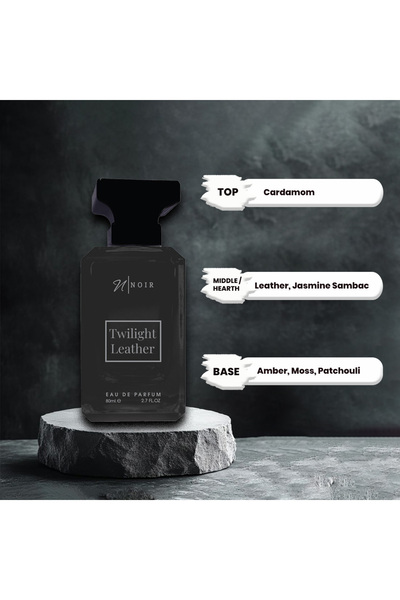 Noir Twilight Leather EDP, Perfume for Men, 80ml