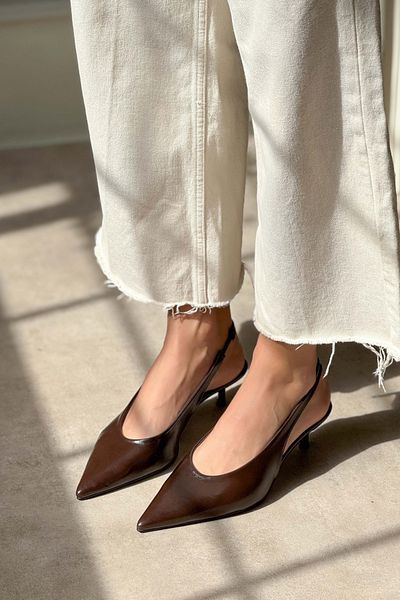 NİŞANTAŞI SHOES Melvin Coffee Patterned Matte Ankle Elastic Detail Damskie buty na wysokim obcasie
