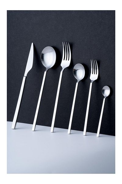 Yetkin Venice 12-Person 72-Piece Cutlery Set 18/10 Steel (Glossy Surface)