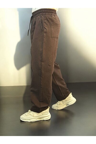 Butik Ross Comfort Baggy Kalıp Keten Pantolon