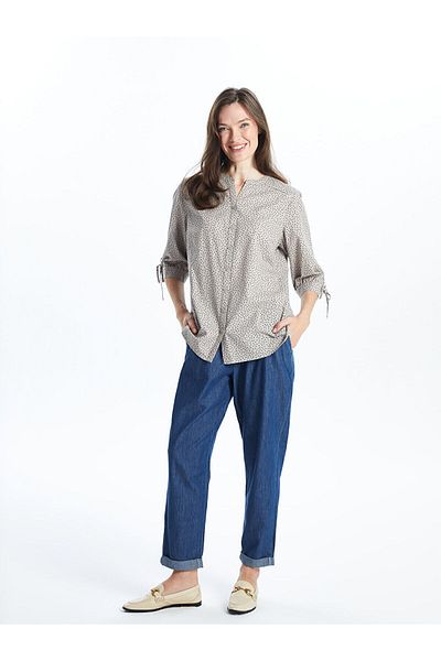 LC Waikiki Pantaloni de damă Lcwk cu talie elastică, crocodil