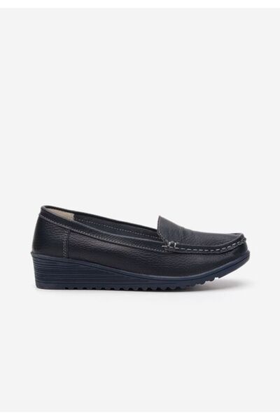 B T Shoes Mocasini dama piele Storia V2 navy