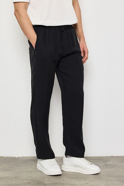 İLKCET MODA Ανδρικό παντελόνι Modal Fabric Oversize