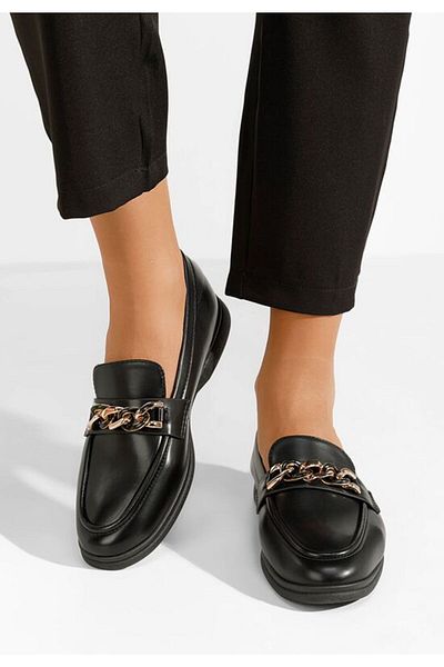 B T Shoes Mocasini dama Eroche negri