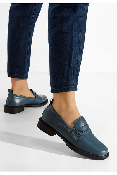 B T Shoes Mocasini dama Laguna albastri