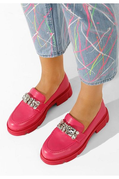 B T Shoes Mocasini dama eleganti fucsia Fatima
