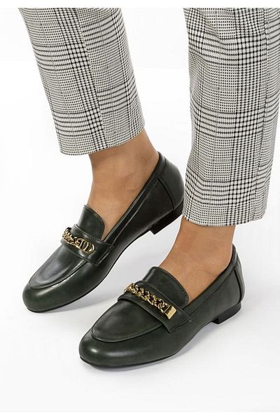 B T Shoes Mocasini dama Bernada Verzi