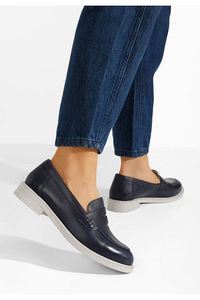 B T Shoes Mocasini dama Zalaya bleumarin