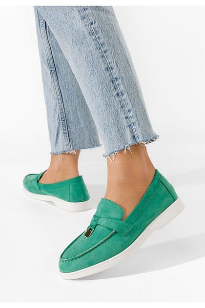B T Shoes Mocasini dama Glena verzi