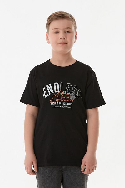 Fulla Moda Μπλουζάκι για αγόρι με στάμπα από 100% βαμβάκι
