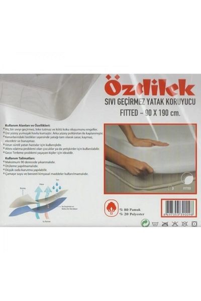 Özdilek Single 90X190 Liquid Proof Mattress Protector -8697353331817