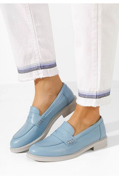 B T Shoes Mocasini dama Zalaya bleu