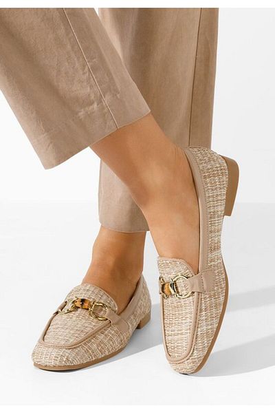 B T Shoes Mocasini dama Estova kaki