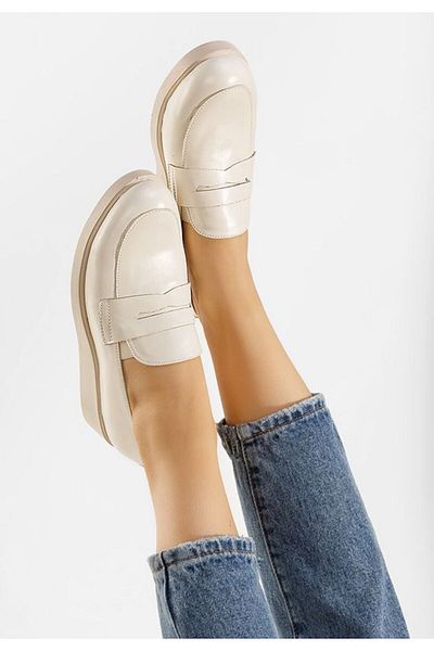 B T Shoes Mocasini dama cu platforma Gessi