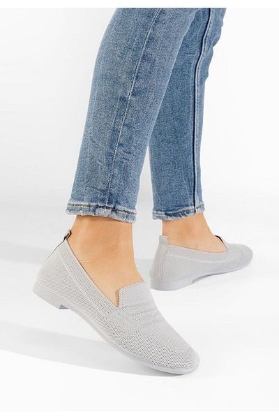 B T Shoes Mocasini dama Kirrana gri