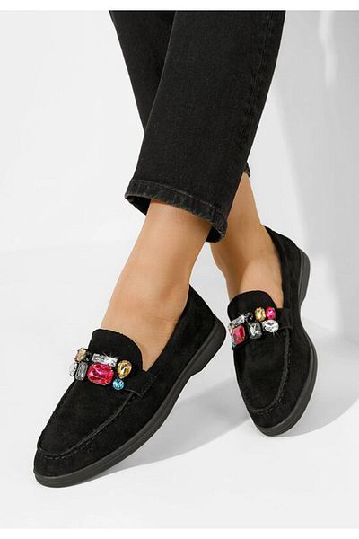 B T Shoes Mocasini dama comozi Maceira V9 negri