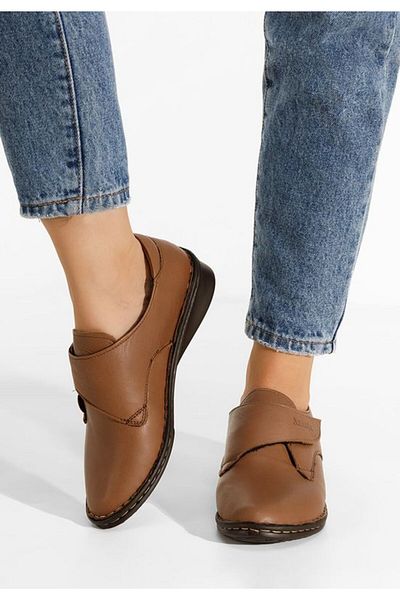 B T Shoes Asti V2 brown genuine leather loafers