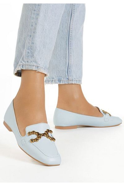 B T Shoes Mocasini dama Galaia Albastri