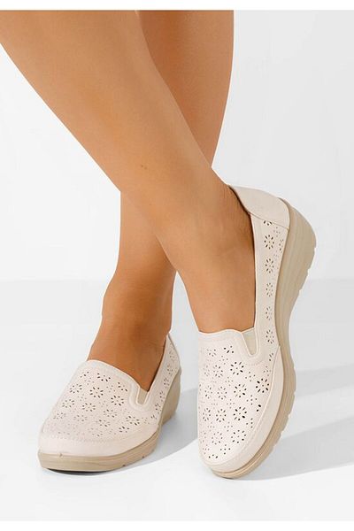 B T Shoes Mocasini dama Shamia bej