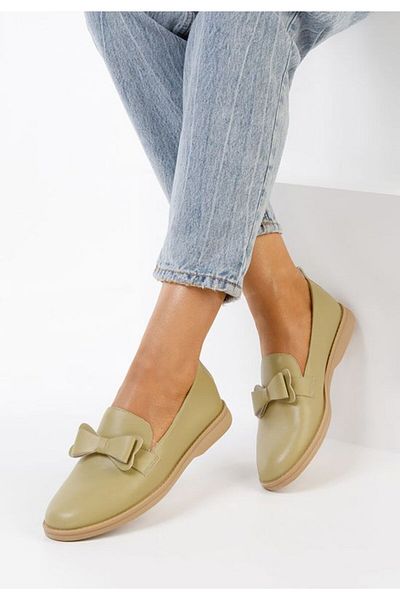 B T Shoes Mocasini dama Andeva verzi