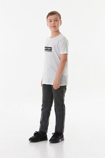 Fulla Moda Μπλουζάκι για αγόρι με στάμπα 100% βαμβακερό