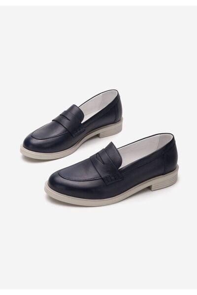 B T Shoes Mocasini dama Zalaya bleumarin