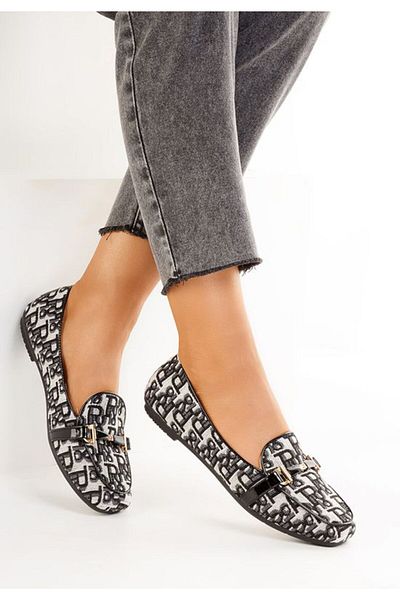 B T Shoes Mocasini dama Vallerano negri