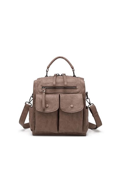 Galat 21K Barcelona Durable Rölaks Wash Leather Γυναικεία τσάντα ώμου & πλάτης & χειρός 1917