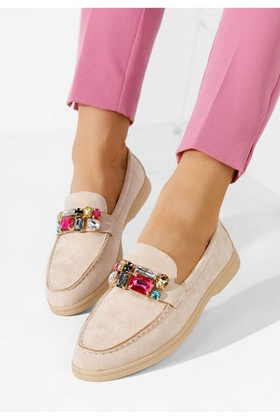 B T Shoes Mocasini dama eleganti Maceira V9 bej