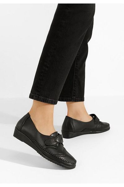 B T Shoes Mocasini dama Avirea negri