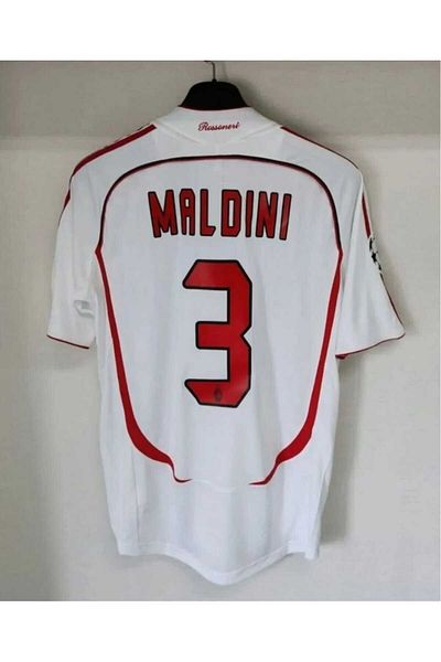 Legent Lady Maldini White Jersey T-Sort from Milan Legends
